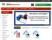 Tablet Screenshot of bridgeproducten.nl